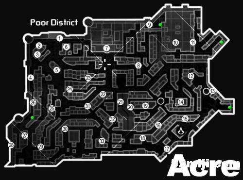 《刺客信条》PC版 全部旗子位置图解